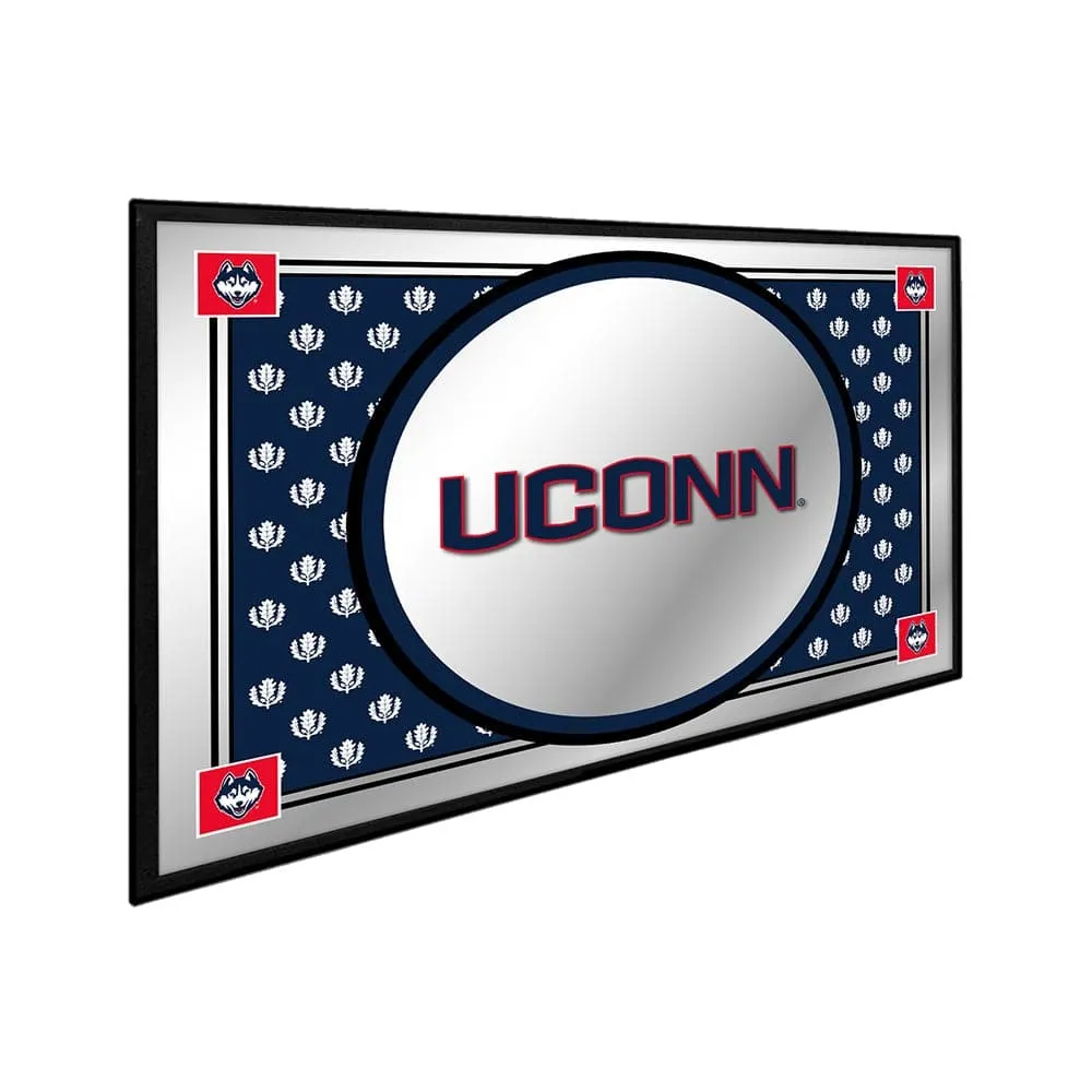 UConn Huskies: Team Spirit - Framed Mirrored Wall Sign