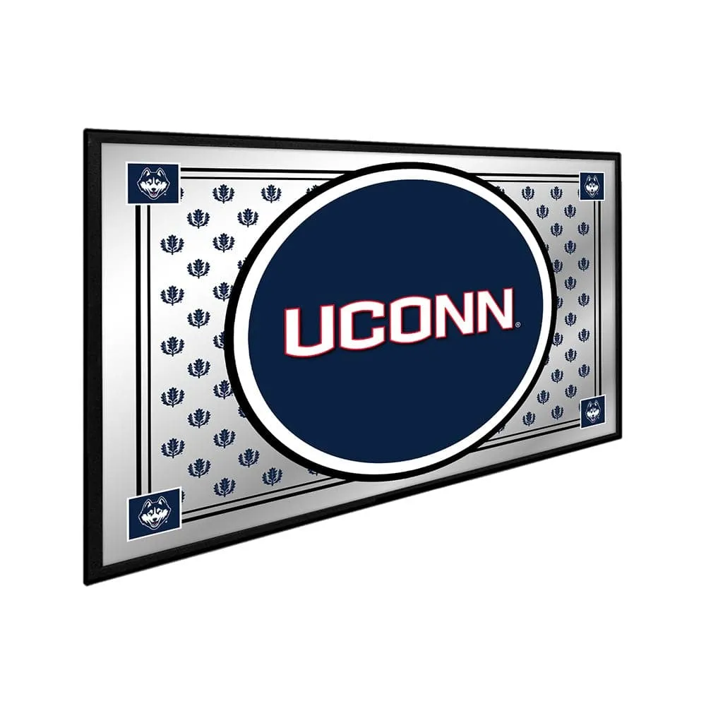 UConn Huskies: Team Spirit - Framed Mirrored Wall Sign