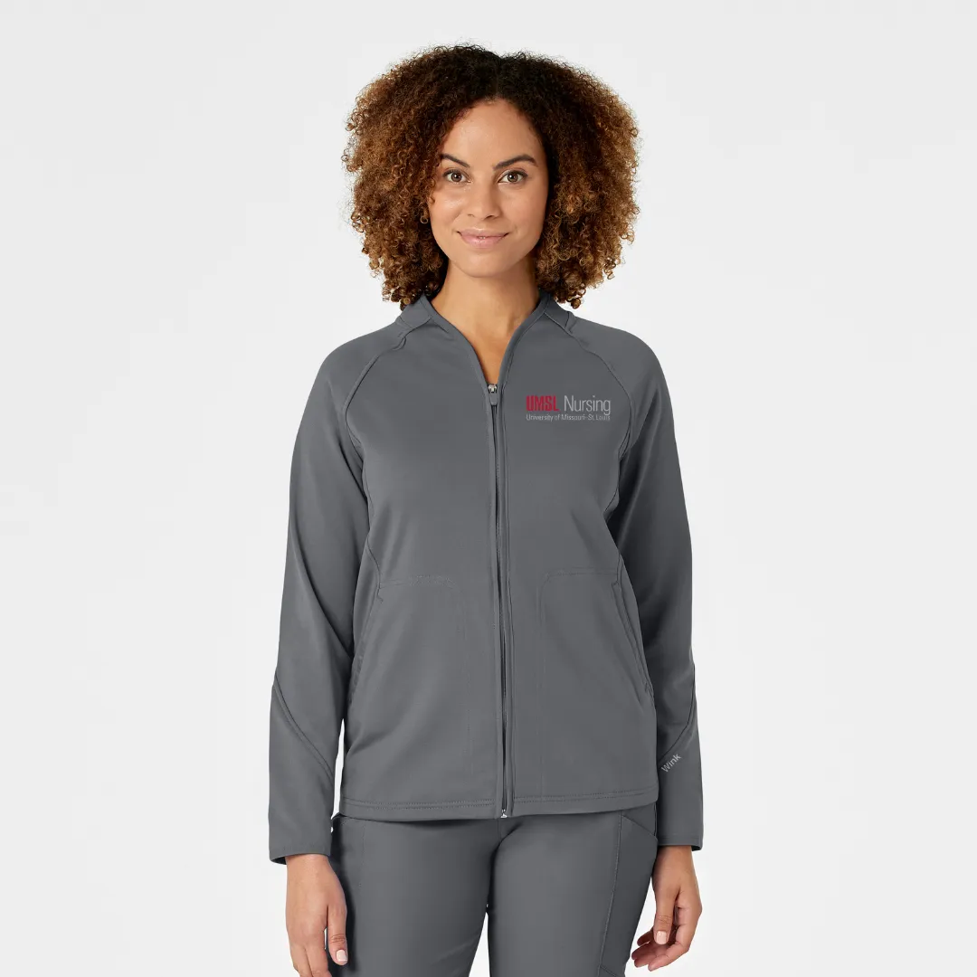 UMSL Knits and Layers Women's Fleece Full Zip Jacket With Logo