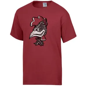 USC Throw Back Rooster Head Short Sleeve T-Shirt
