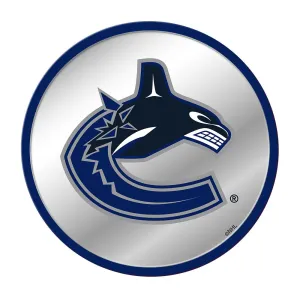 Vancouver Canucks: Modern Disc Mirrored Wall Sign