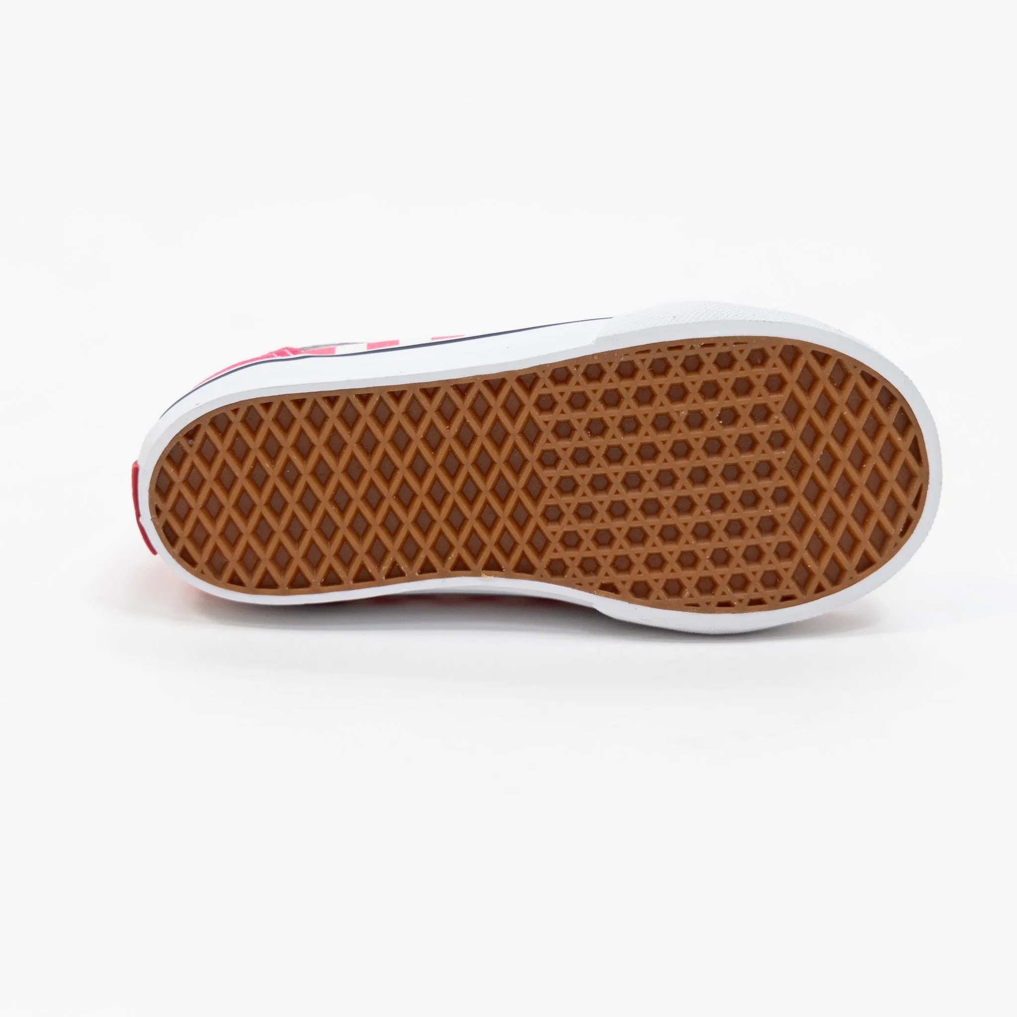 Vans Toddler & Kids Old Skool V - (Color Theory) Checkerboard Honeysuckle