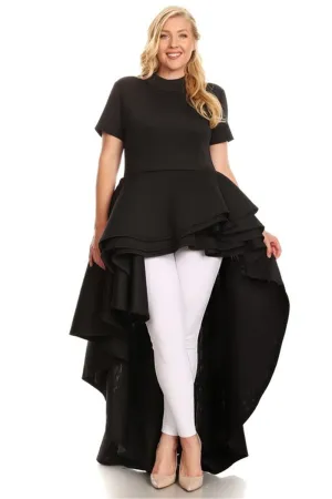 Vivian Vintage Asymmetrical Classic Elegant Dress