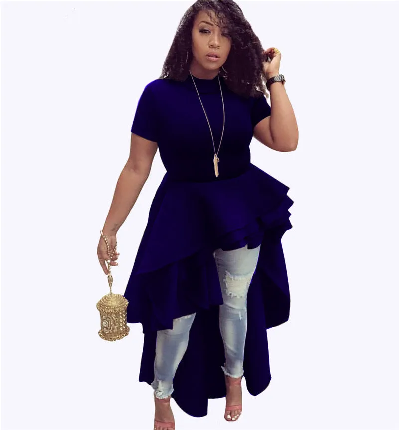Vivian Vintage Asymmetrical Classic Elegant Dress