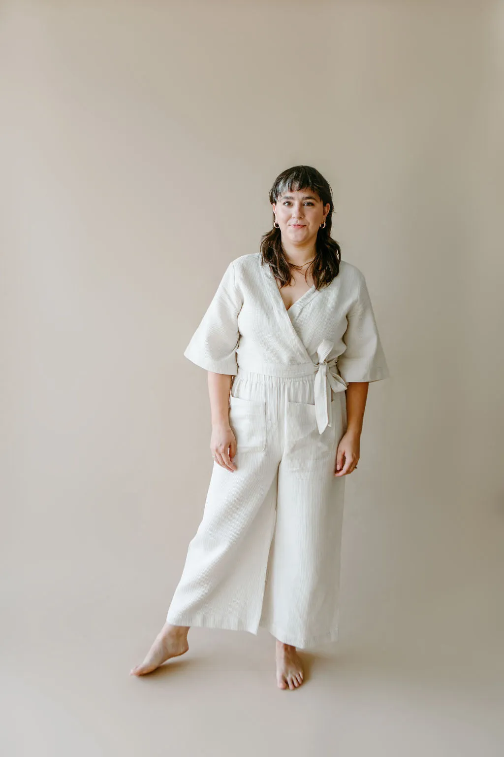 Waffle Jumpsuit Robe