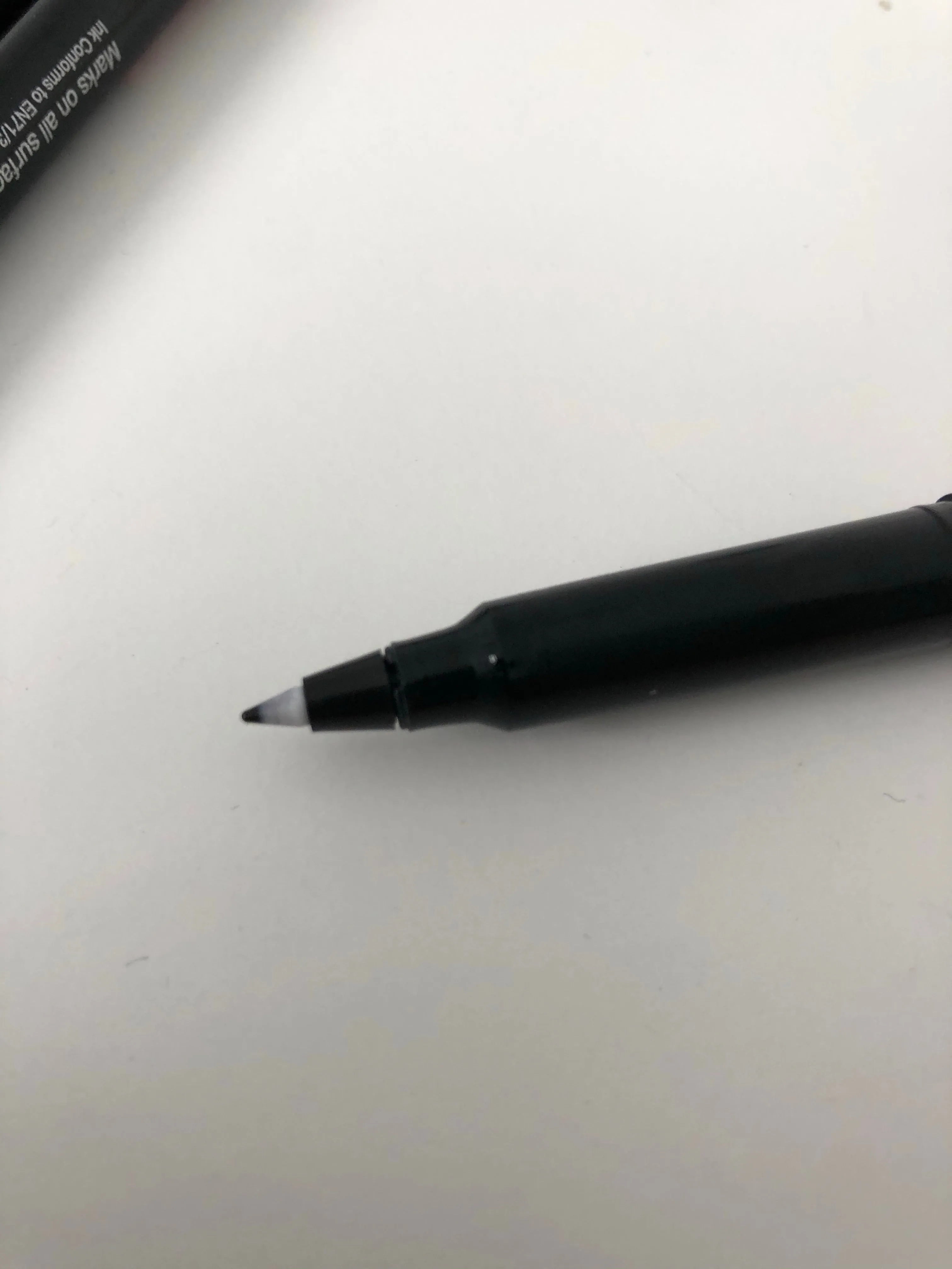Waterproof Permanent Marker Pens with Fine Tip | Pack of 10