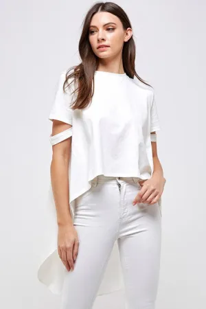 White High Low Top