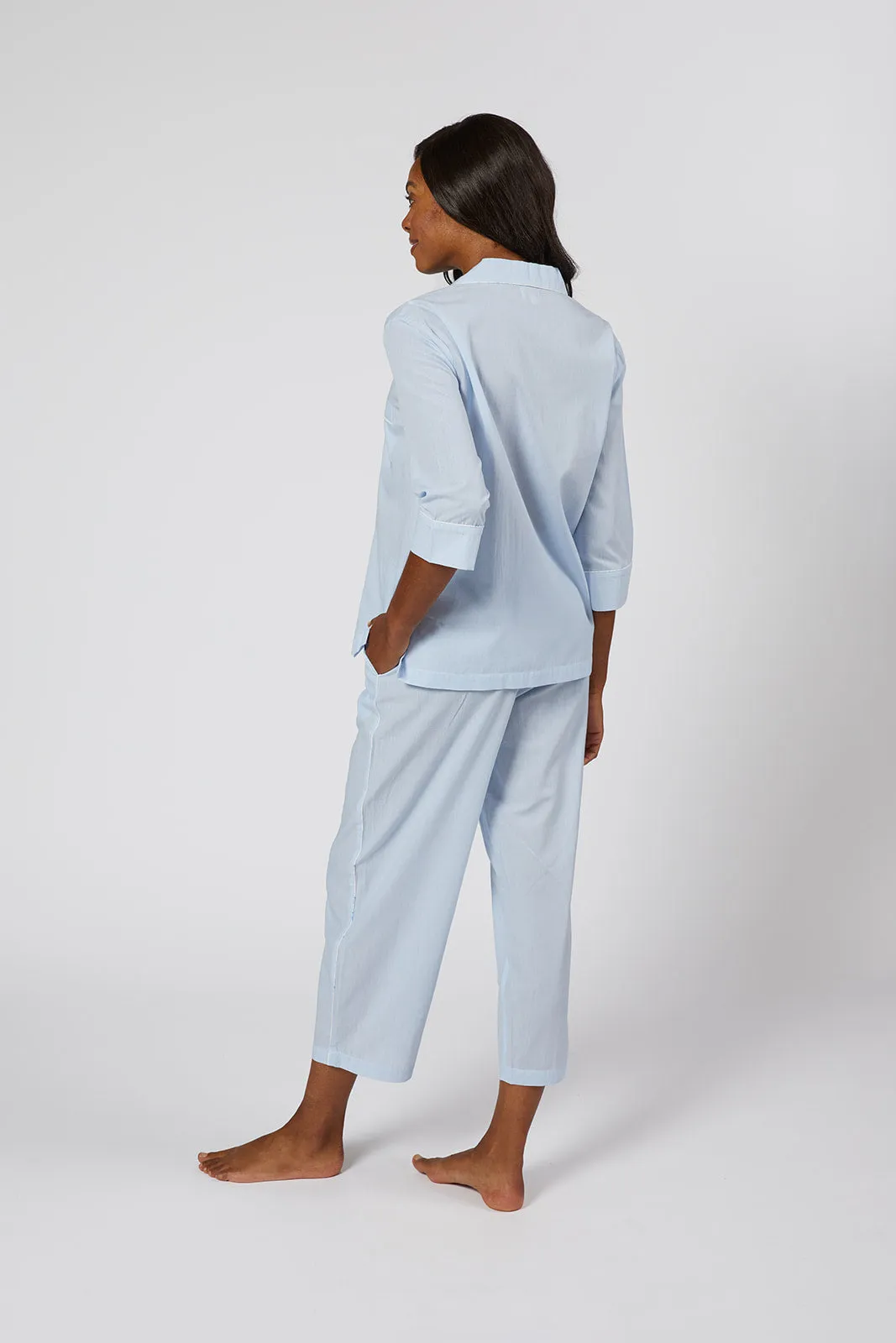 Women's Classic Pinstripe Pajama Set