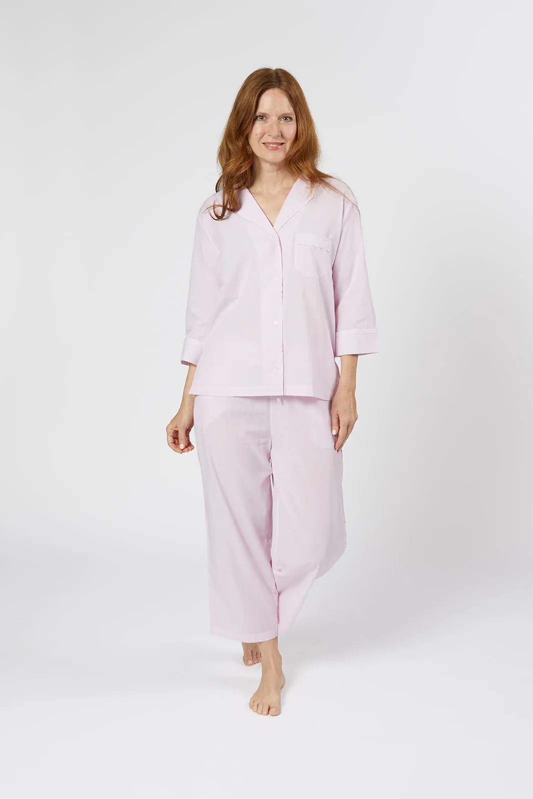 Women's Classic Pinstripe Pajama Set