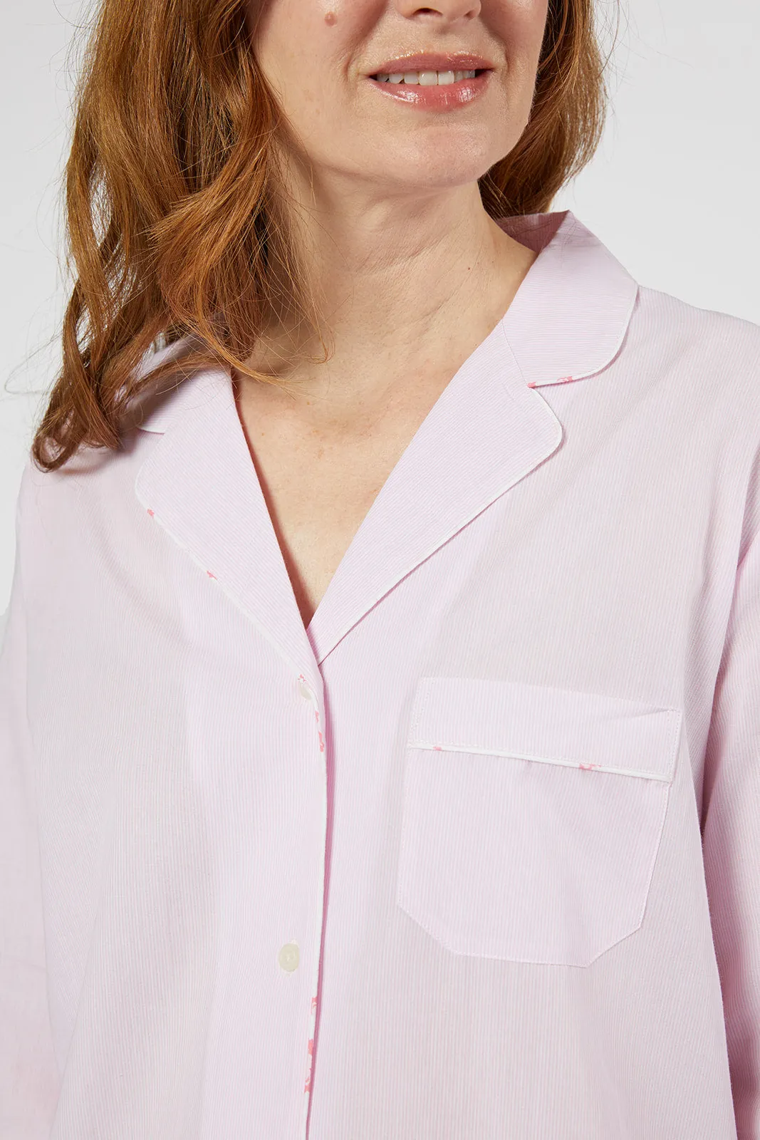 Women's Classic Pinstripe Pajama Set