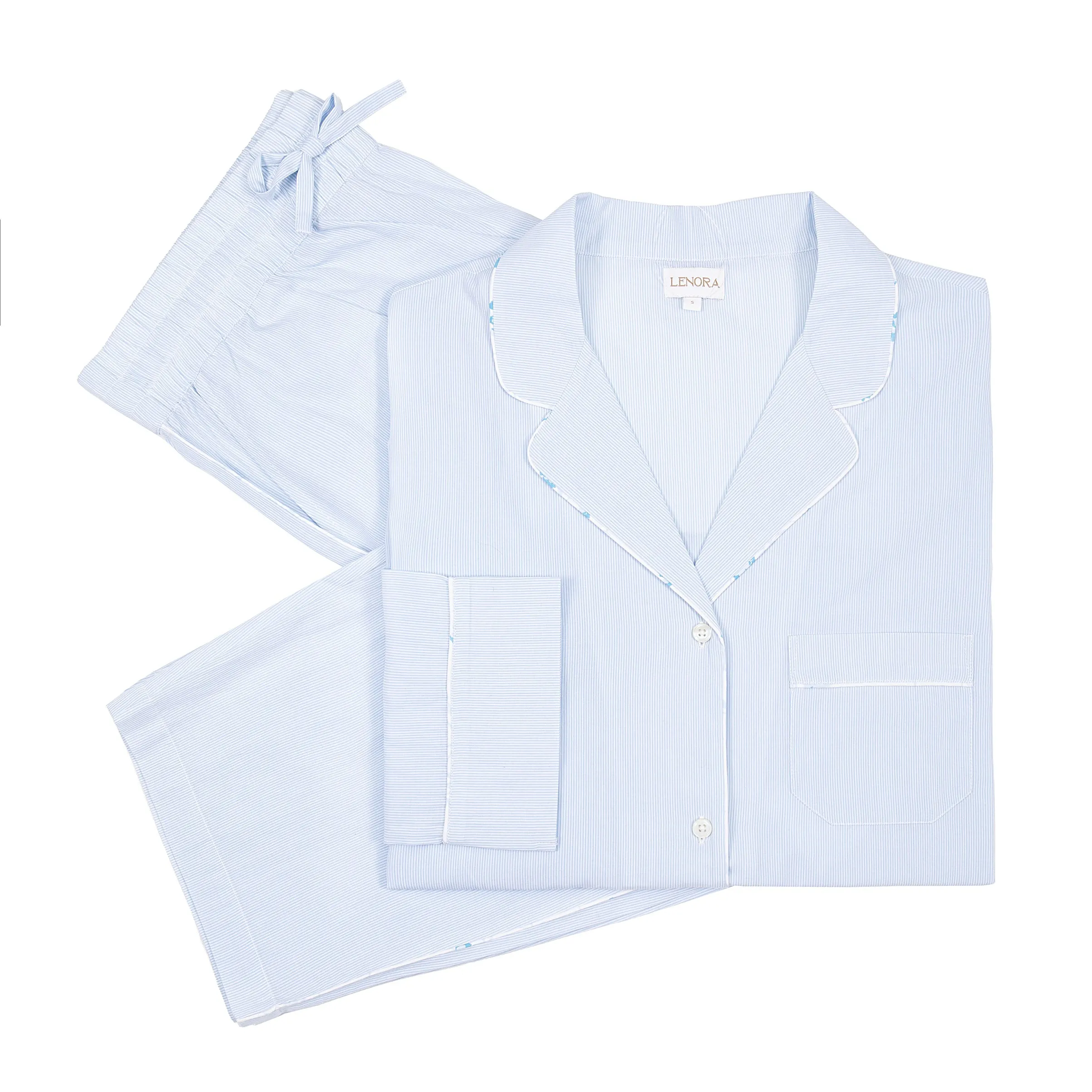 Women's Classic Pinstripe Pajama Set