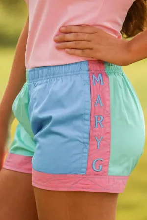 Womens Mary G Old School Harlequin Shorts