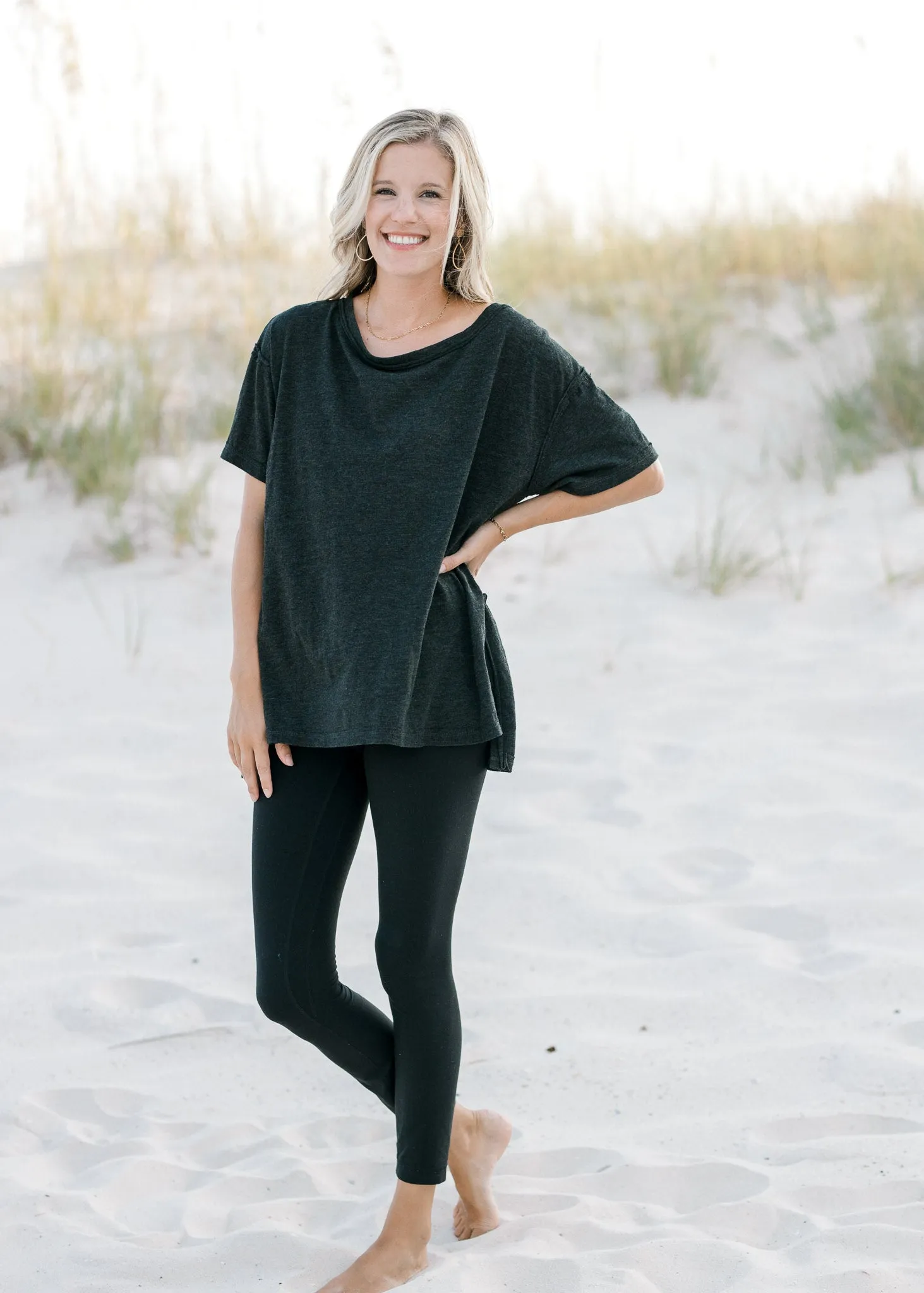 X Black Workout Top