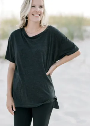 X Black Workout Top