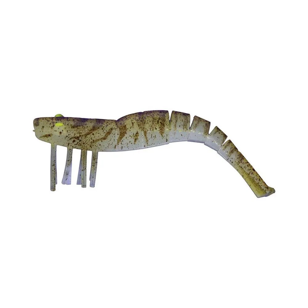Zerek Live Shrimp Unrigged Soft Plastic Lure Value Pack 5 Inch