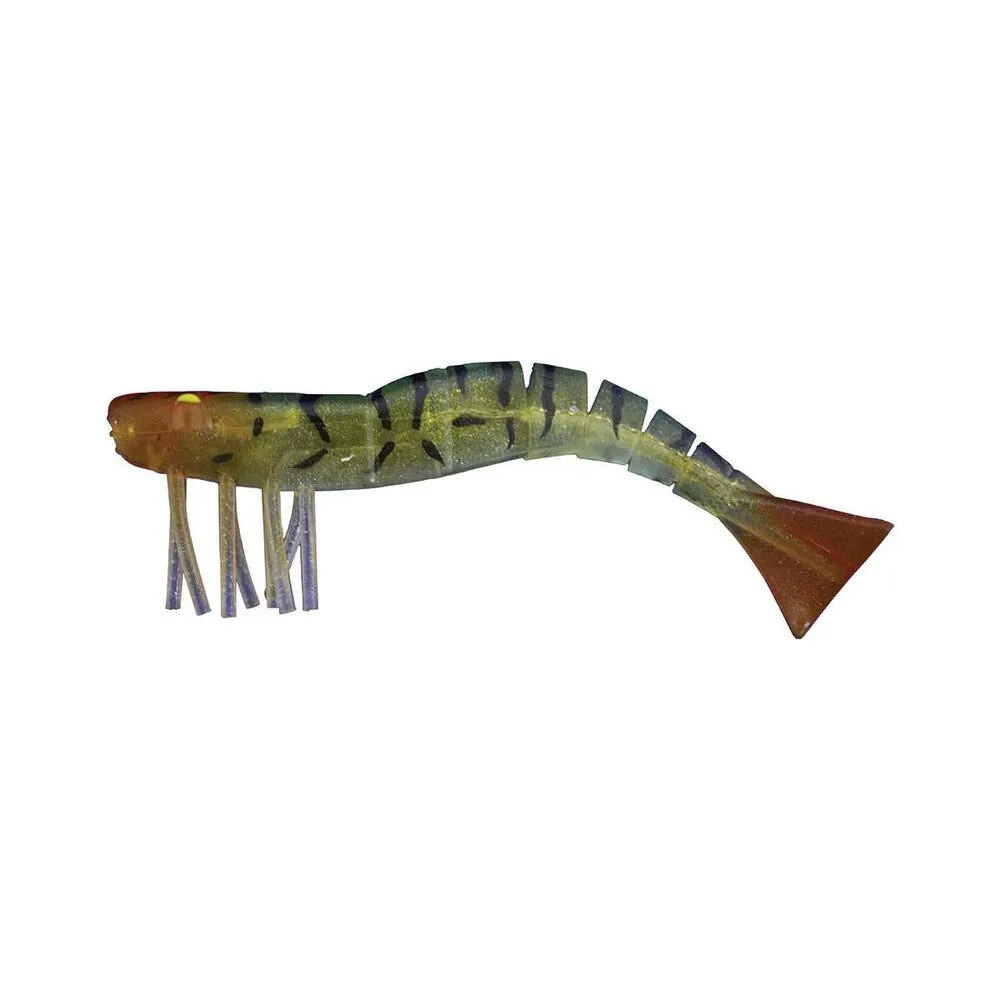 Zerek Live Shrimp Unrigged Soft Plastic Lure Value Pack 5 Inch